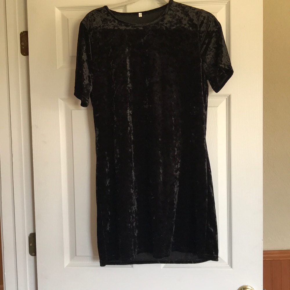 Velour dress